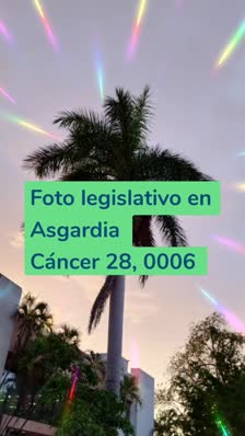 Foto legislativo en Asgardia
Cáncer 28, 0006 